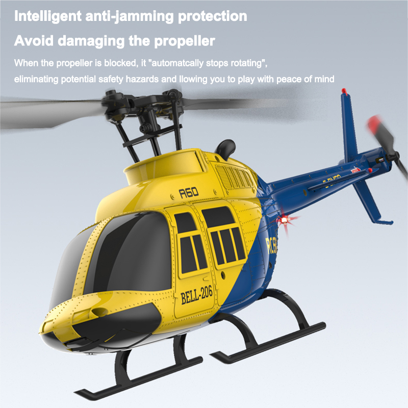 Helicóptero A60 RC 2,4G girosc - Rc Hobby Helicopter reseña y precio
