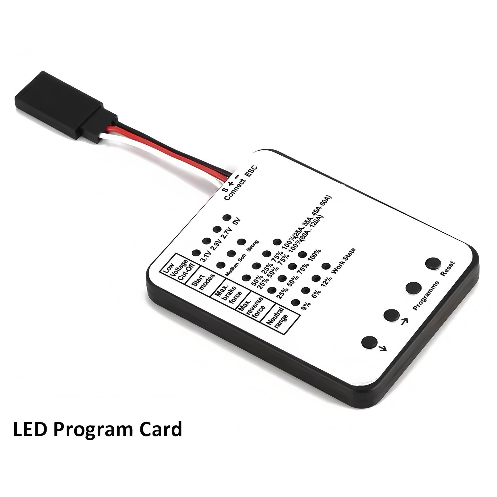 Tarjeta de programación LED Su - Rc Hobbyking reseña y precio